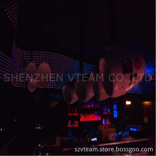 High Transparency Soft LED Screen for Nightclub/Stage/Decoration